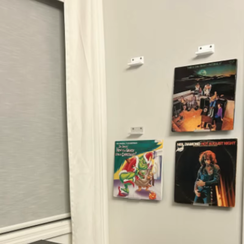 Étagère murale multifonctionnelle pour disques vinyles, support de rangement pour albums et CD, présentoir pour décoration de magasin de disques commercial
