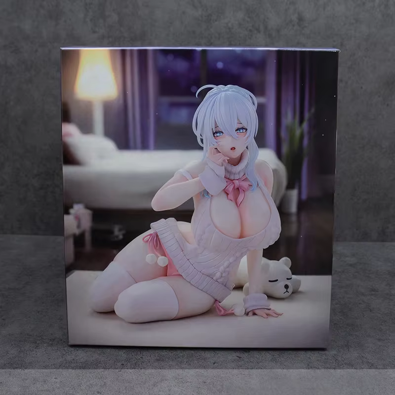 Figurine de fille anime Mengdi Yukino Shinfuyu, assise à genoux, modèle de collection en PVC, en boîte, décoration de bureau pour collectionneurs adultes