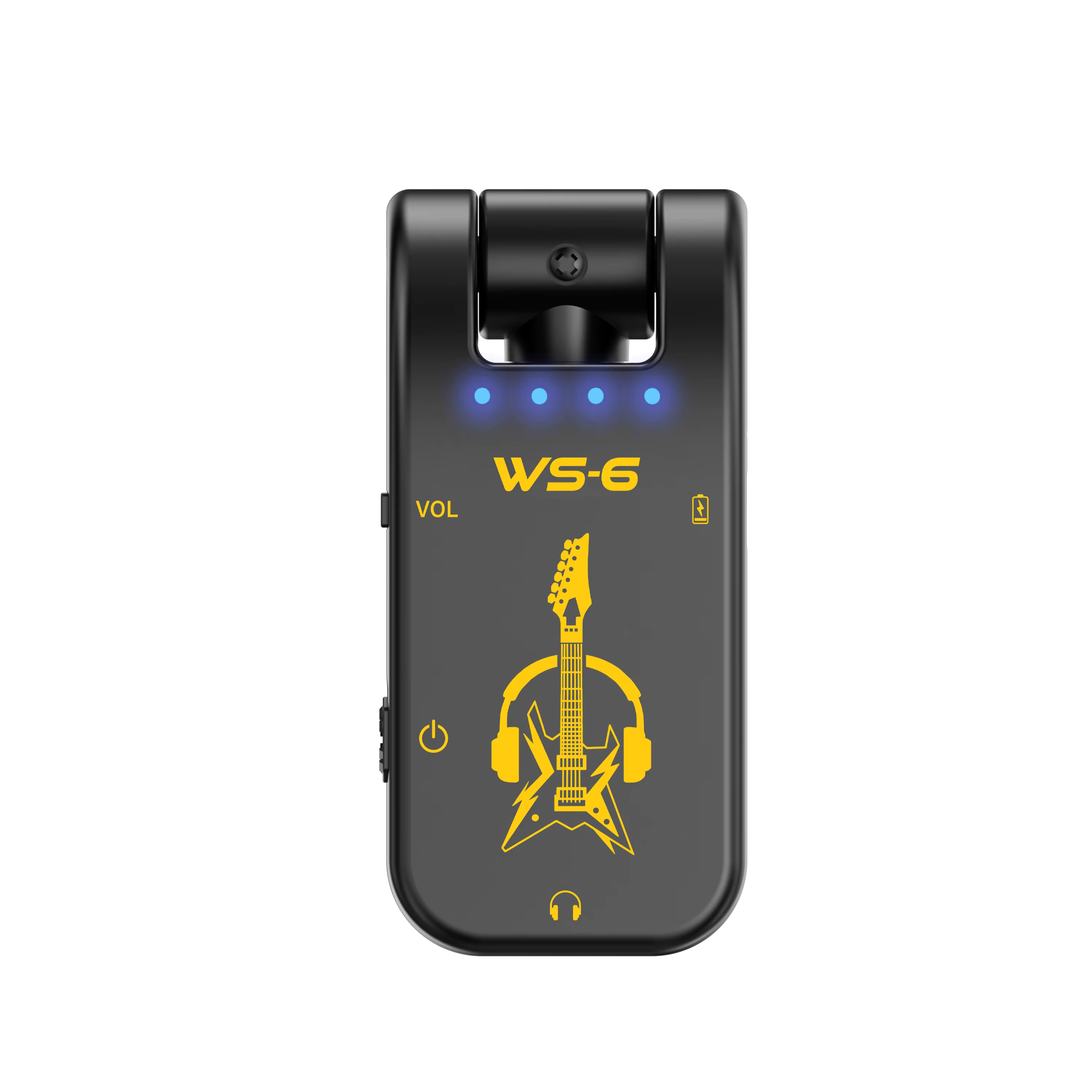 Mini amplificateur de guitare, portable, tête audio rotative, batterie rechargeable pour la pratique de la guitare