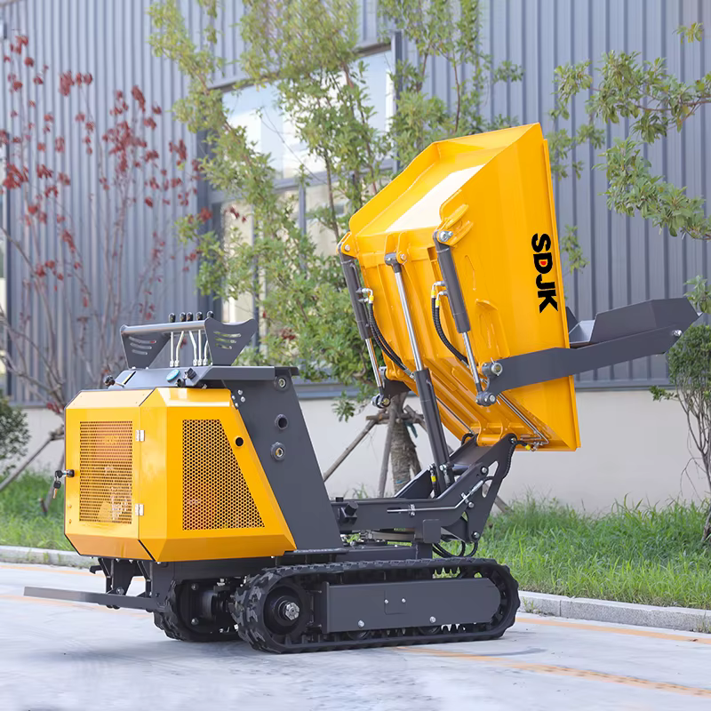 Nouveau mini-dumper sur chenilles de 800 kg, conforme CE/EPA/Euro 5, mini-chargeur pour travaux agricoles et de construction, personnalisable, livraison rapide