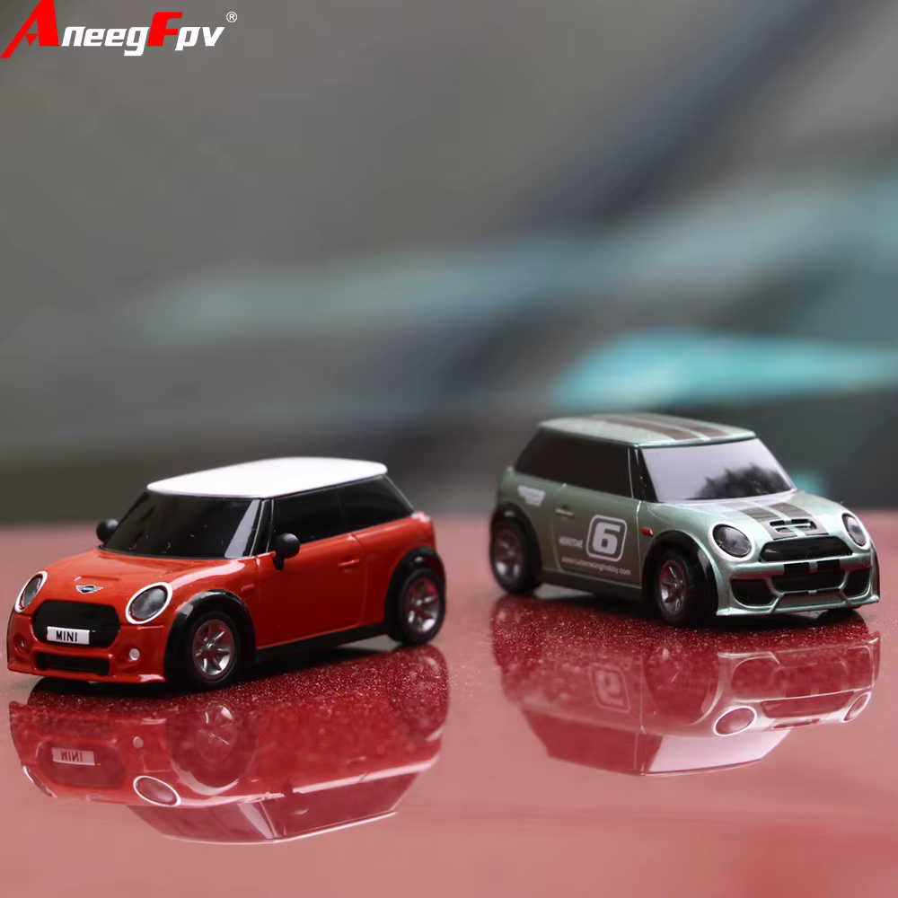 Voiture télécommandée Turbo Racing 1:76 RC colorée, mini, entièrement proportionnelle, avec télécommande électrique, kit RTR, jouets pour enfants et adultes