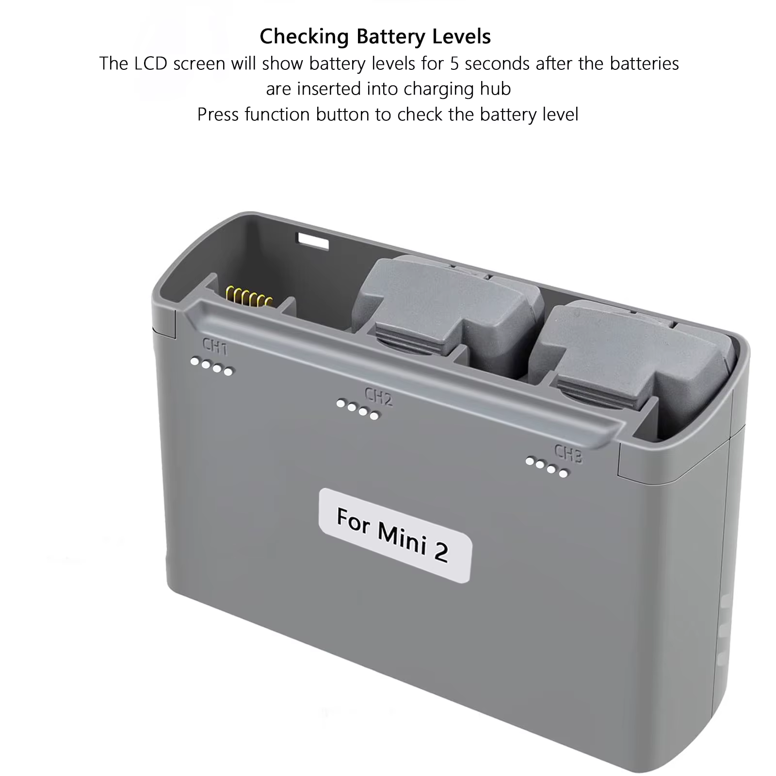 Pour DJI Mavic Mini 2, Mini SE, Mini 4K, Mini 2 SE batterie et Hub de charge à trois voies Mini 2 Batteries de vol intelligentes