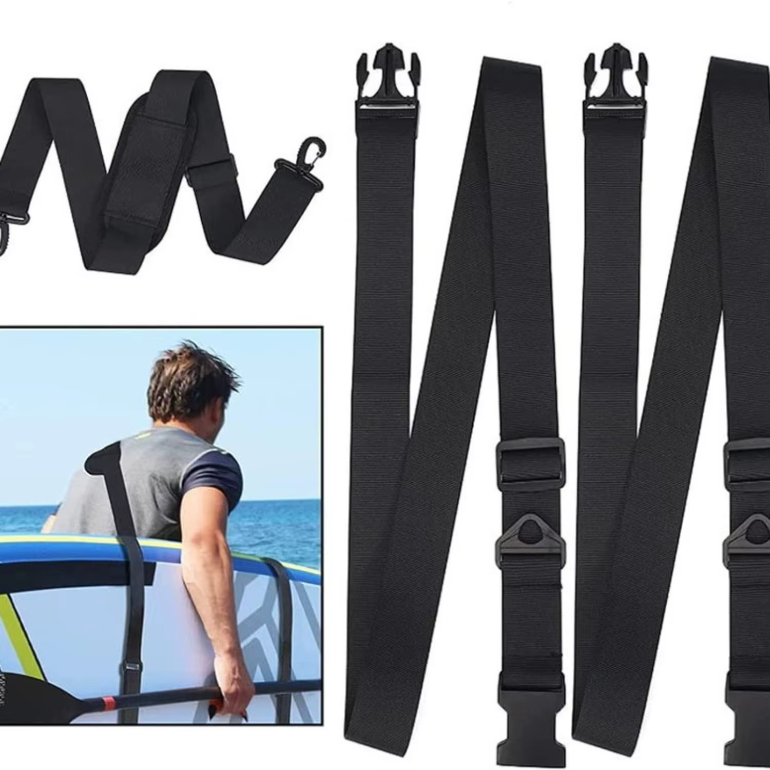 Ceinture d'épaule réglable pour planche de surf, écharpe de transport pour planche à pagaie debout, accessoire de transport pour planche de surf