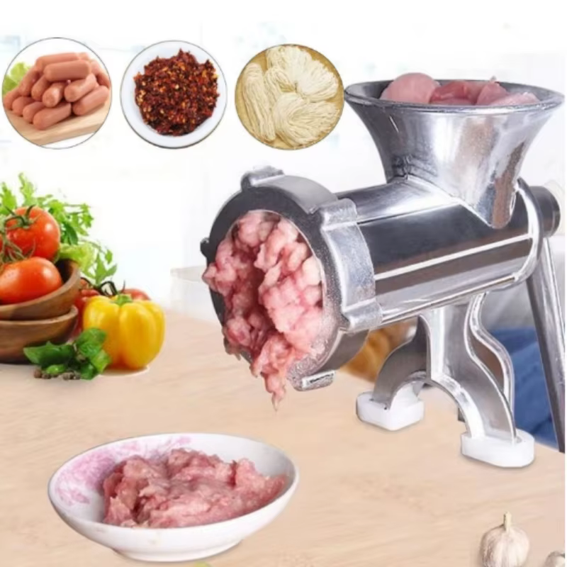 Hachoir à viande manuel multifonctionnel en métal pour la cuisine et l'industrie, hachoir à viande et à volaille, outil à saucisses, usage domestique