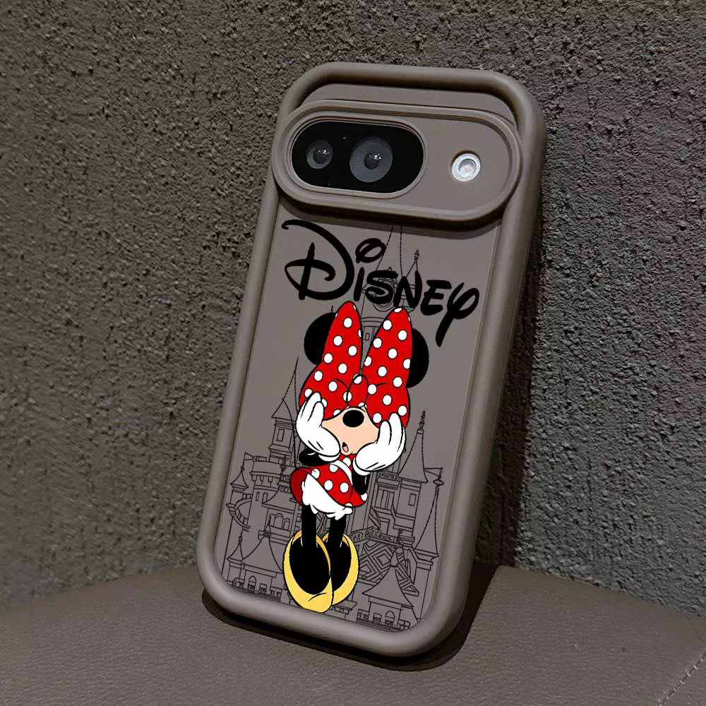 Coque Disney Mickey et Minnie pour Google Pixel 10 9A 9 8A 8 7A 7 Pro XL, avec cordon, en Silicone souple et Cool