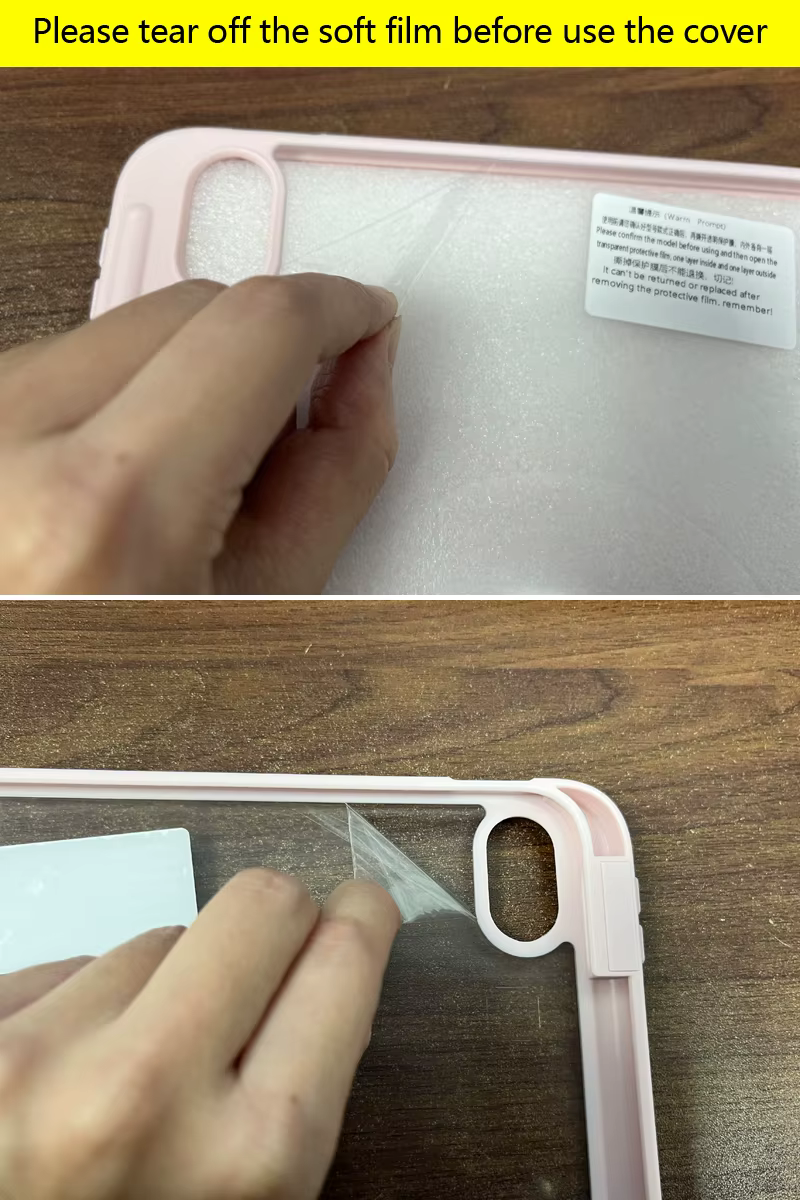 Étui pour iPad 10e génération avec support pour stylet, coque rigide transparente en acrylique à trois volets pour iPad 10.2, 9.7, Air 11, 5, 4, iPad 11, A16, 10, 9