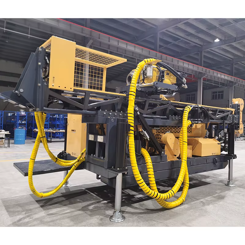 Machine de forage de noyau sur chenilles, plate-forme de forage d'échantillonnage de mines de Construction, Machine de forage d'échantillon de noyau pratique polyvalente