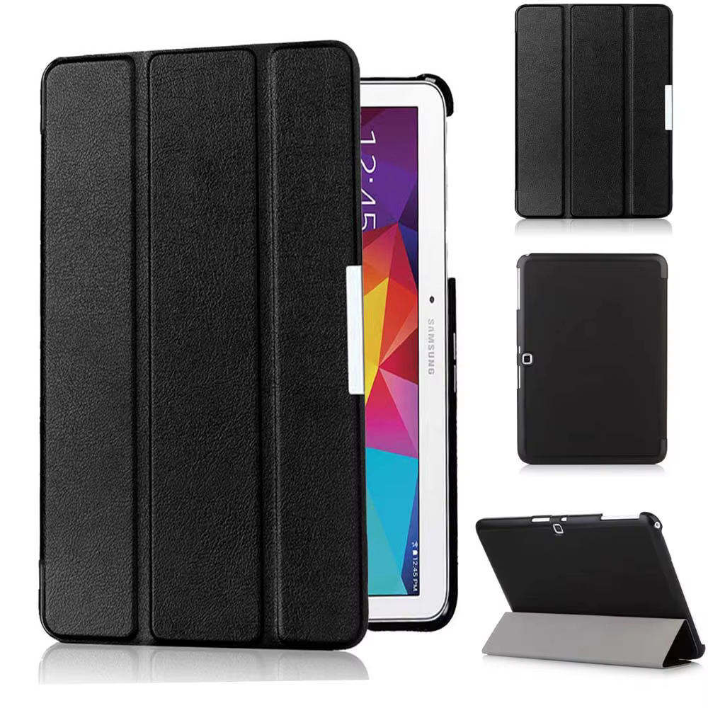 Étui intelligent pour tablette Galaxy Tab 4 10.1 SM-T530 T531, Ultra mince, Folio, support en cuir Pu, avec veille et réveil automatique