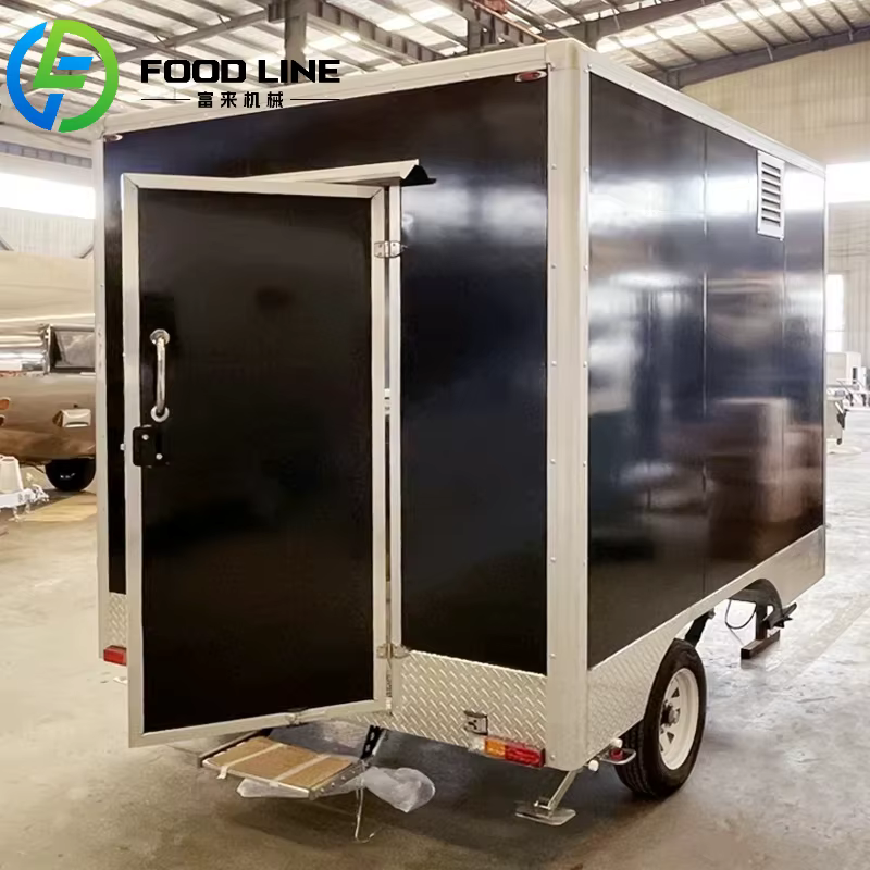 Mini camion de restauration rapide mobile pour pizzas, burgers, pâtes, café, camion de restauration mobile aux États-Unis, remorque alimentaire avec cuisine complète personnalisée
