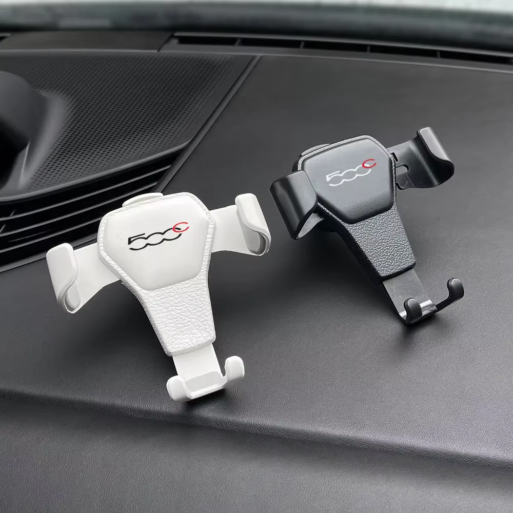 Support de téléphone portable pour voiture, Support réglable, Support de ventilation, accessoires automobiles pour Fiat 500 500C 2012 500X Abarth 695