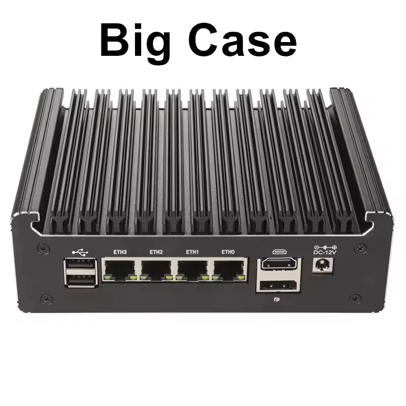 Mini PC pare-feu sans ventilateur Intel N150 N95 Core i5 8250U i3 8145U Pentium 4417U 4x2.5G i226 NIC Serveur domestique pfSense OPNsense