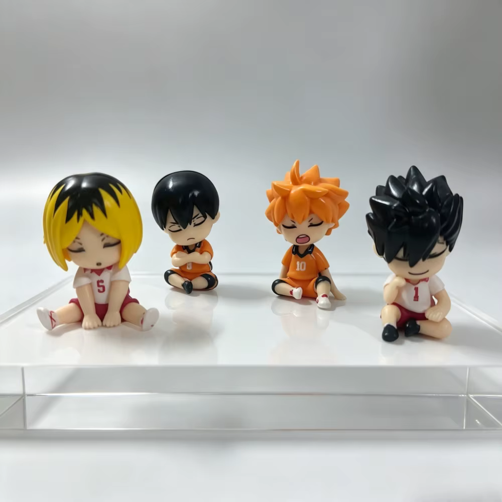 Figurine miniature Haikyuu en PVC, personnage d'anime, décoration de bureau, décoration de voiture, objet de collection, cadeau pour les fans d'anime.