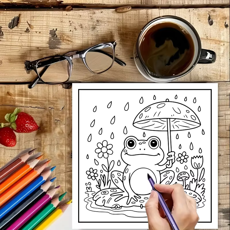Livre de coloriage mini facile pour adultes, livre de coloriage relaxant, anti-stress, cadeau d'anniversaire et fournitures artistiques pour la rentrée scolaire