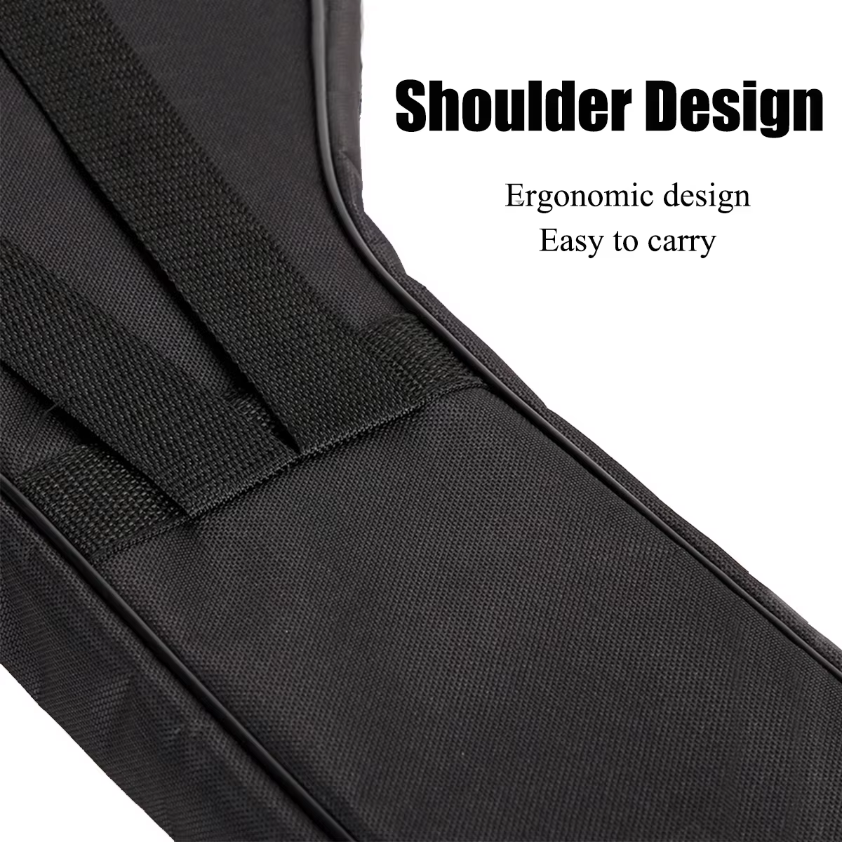 Miwayer Sac de concert pour guitare électrique étanche noir | Double bretelles pour accessoires de guitare