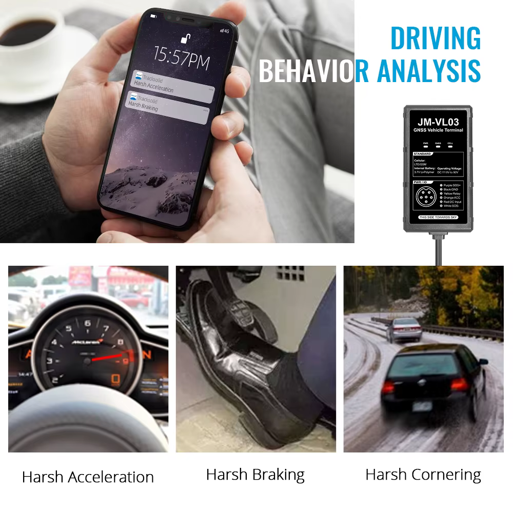 Traceur GPS 4G Mini Moto/Voiture Jimi VL03 avec Suivi en Temps Réel, Alerte Intelligente, Étanchéité, Analyse du Comportement de Conduite, Coupure à Distance et Application Gratuite