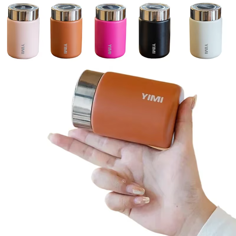 230ml Mini acier inoxydable 316 Thermos tasse mode Portable poche flacon sous vide café thé bouteille d'eau thermique gobelet