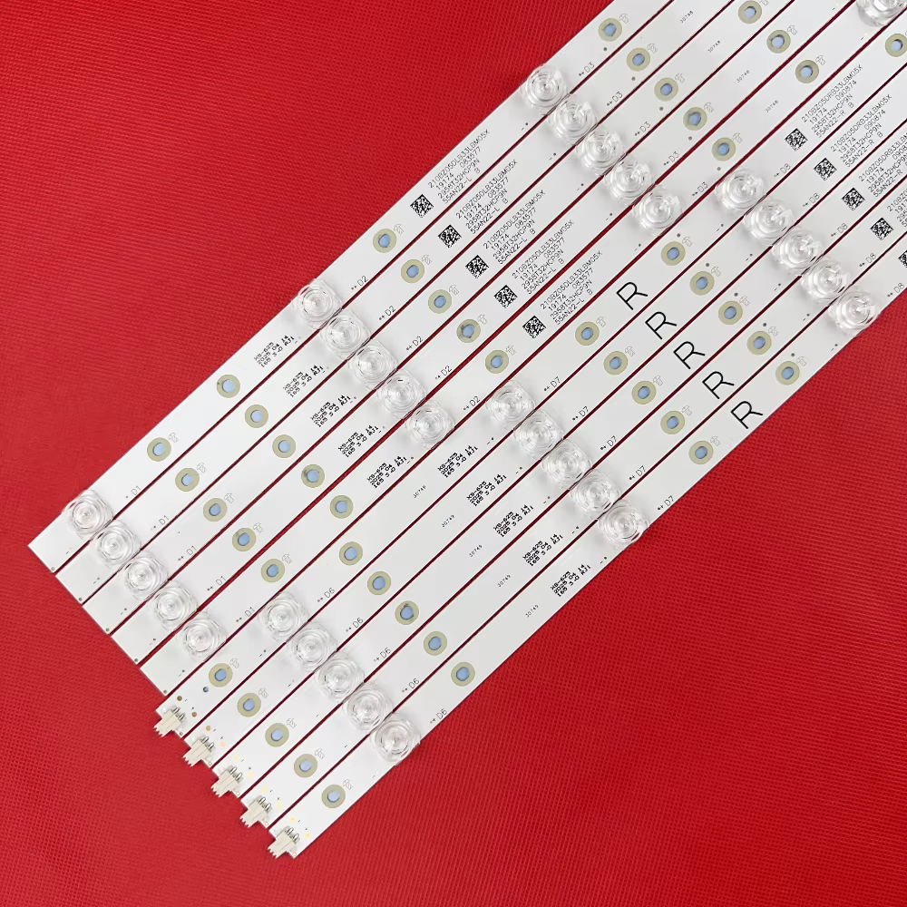 Bande de rétroéclairage LED pour téléviseur 55' 55PUS6754 LB-GM3030-GJ0D22555X10AN22-R 55pus7304/12 55pus6704/12 55PUS7394 55PUS7504/12 55PUS6814