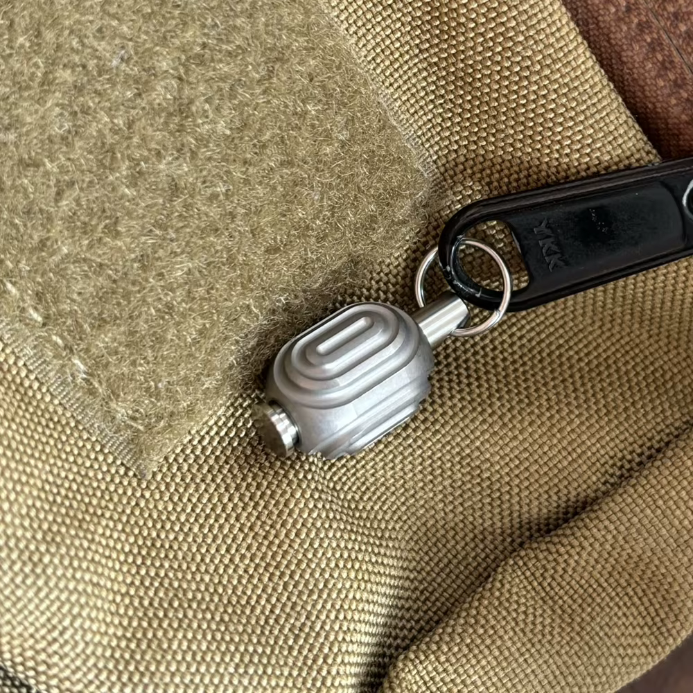 Perle en alliage de titane PC/PEI/bricolage, accessoire de perle paracorde, pendentif en corde de parapluie
