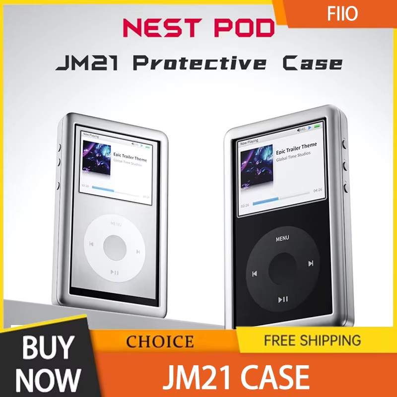 Étui de protection pour lecteur MP3 Fiio Nest Pod Mini, étui d'origine pour lecteur de musique Hi-Fi portable Jm21