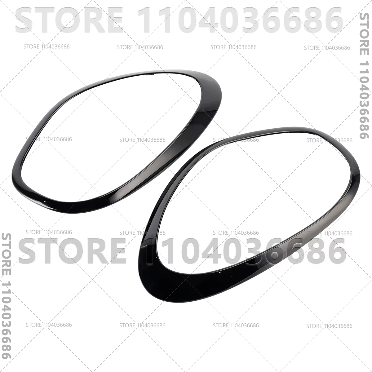 Pour 2011-2016 R60 R61 BMW MINI Cooper Countryman Paceman garniture de phare anneau lunette 51139801573/574, 51139813823/824