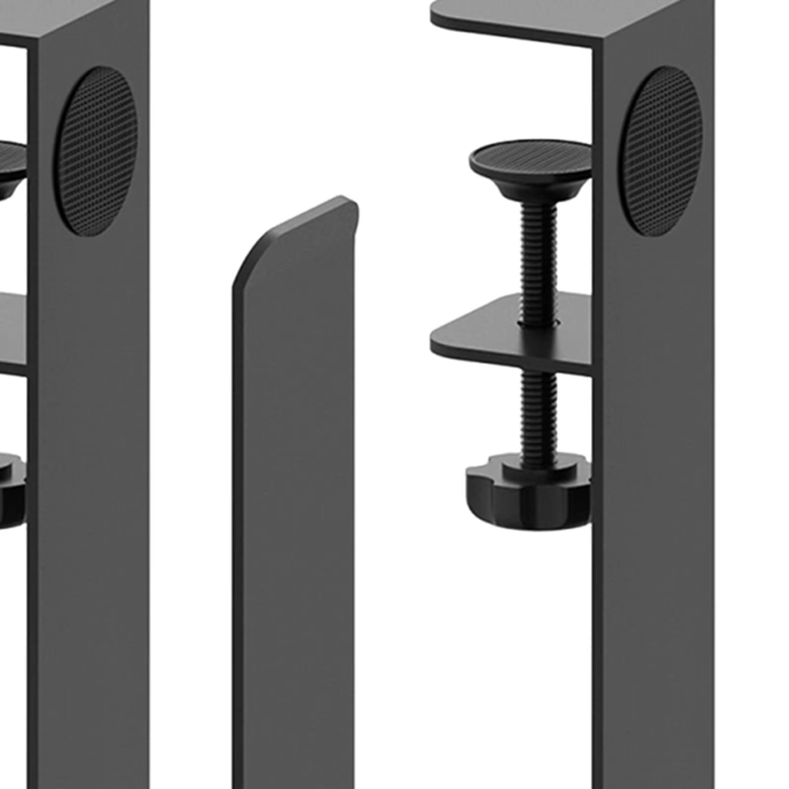 Organisateur d'ordinateur portable suspendu pour bureau, support de tablette, accessoire multifonctionnel en métal pour la maison et le bureau, support de clavier pour gagner de la place