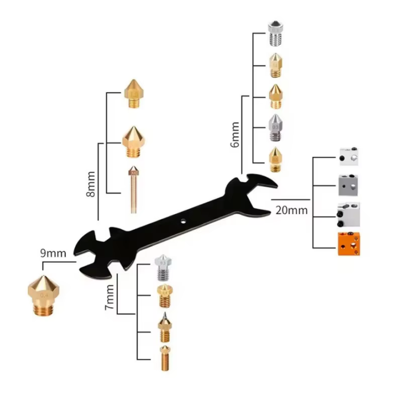 Kit d'outils pour imprimante 3D, accessoires pour imprimante 3D pour toutes les imprimantes FDM/SLA avec étui de rangement, pour Bambu Lab, Ender 3, Kobra, etc.