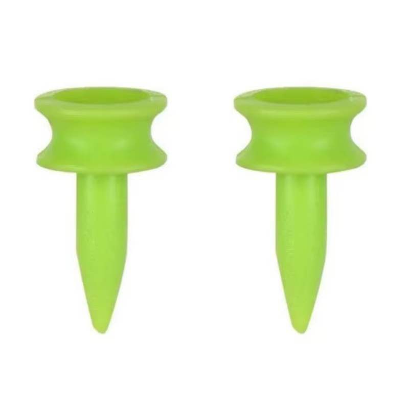 Tees de golf verts, accessoires pour golfeurs, tees de golf en plastique, parfaits pour lancer la balle, accessoires pour activités de plein air