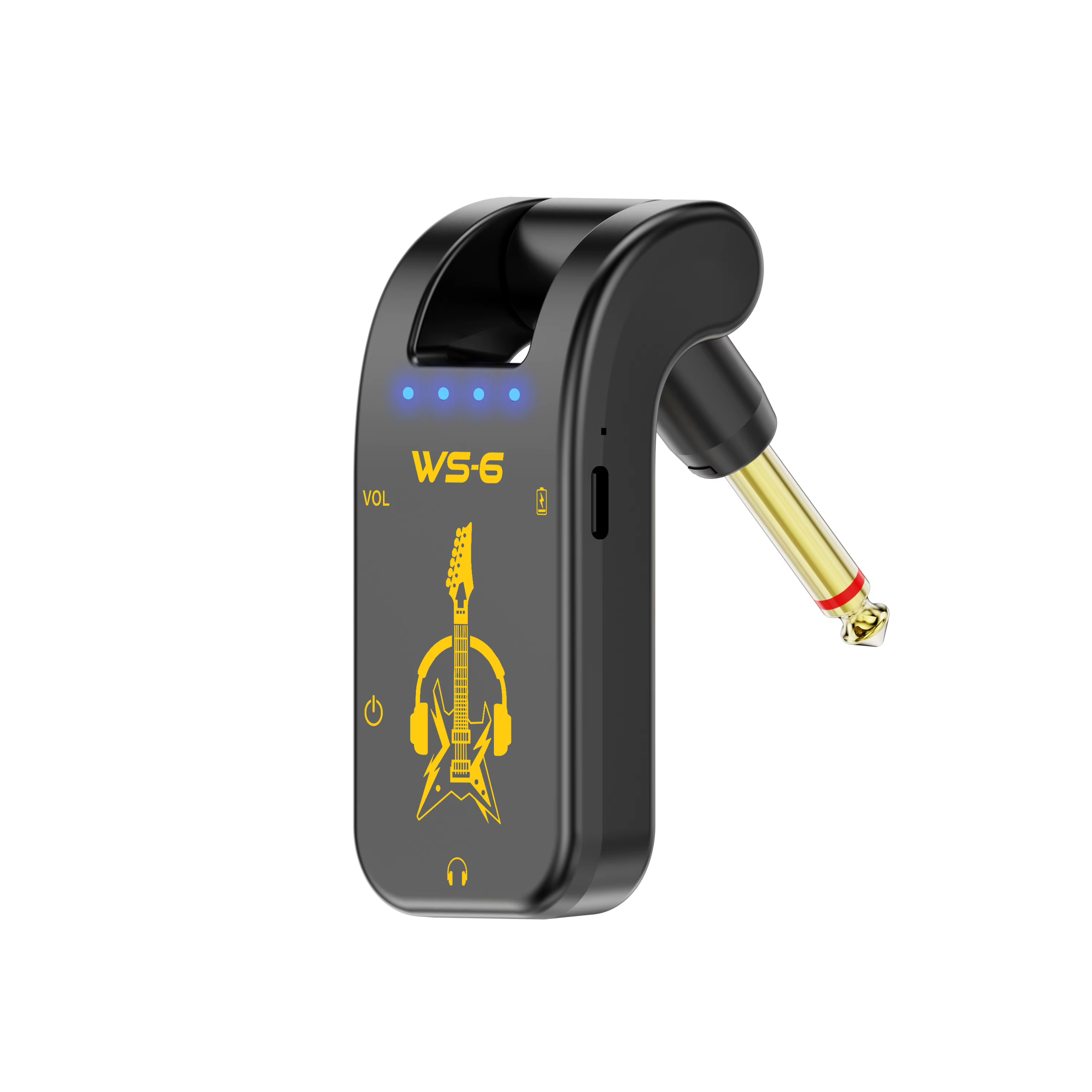 Mini amplificateur de guitare, portable, tête audio rotative, batterie rechargeable pour la pratique de la guitare