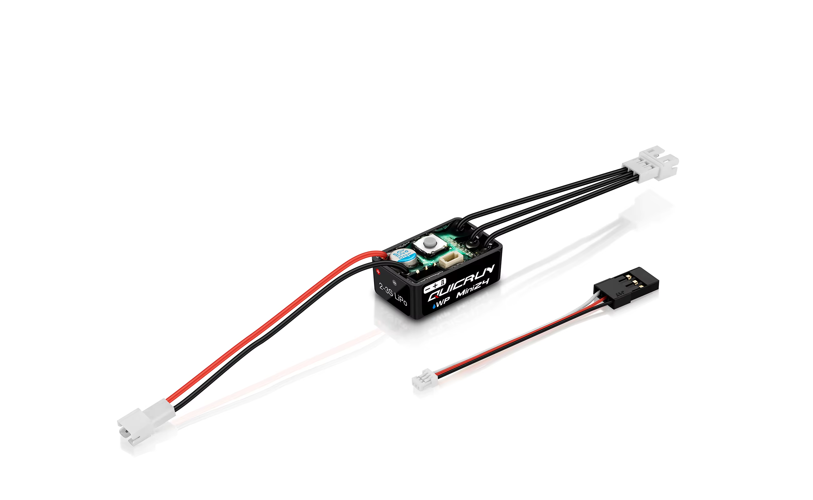 HOBBYWING QuicRun WP Mini24 25A étanche 2-3S brossé/sans balais ESC pour 1/24 1/18 1/16 RC Mini voiture chenille Monster 1621 moteur