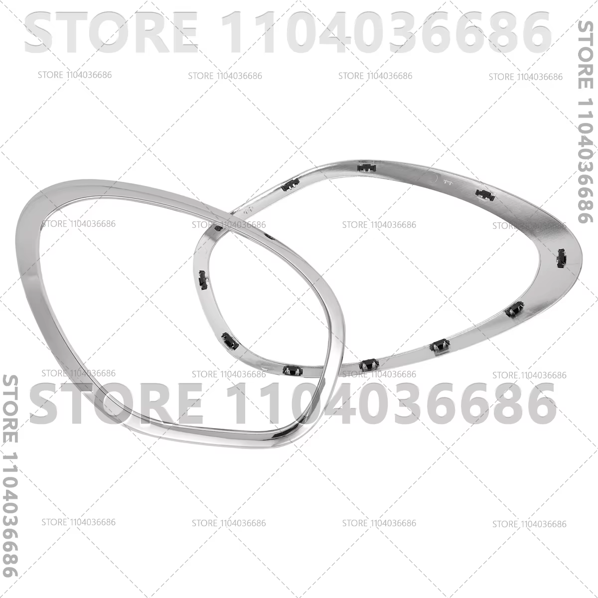 Pour 2011-2016 R60 R61 BMW MINI Cooper Countryman Paceman garniture de phare anneau lunette 51139801573/574, 51139813823/824