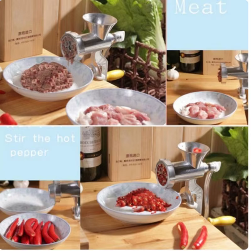 Hachoir à viande manuel multifonctionnel en métal pour la cuisine et l'industrie, hachoir à viande et à volaille, outil à saucisses, usage domestique