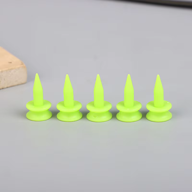 50 pièces/paquet tees de Golf professionnelles 25MM 0.98 'château vert golfeur accessoire t-shirts de Golf en plastique parfait pour teeing la balle