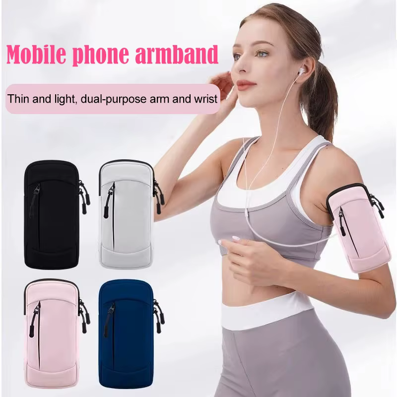 Sac de course pour téléphone, brassard de sport pour téléphone portable, sacoche de bras pour la course à pied