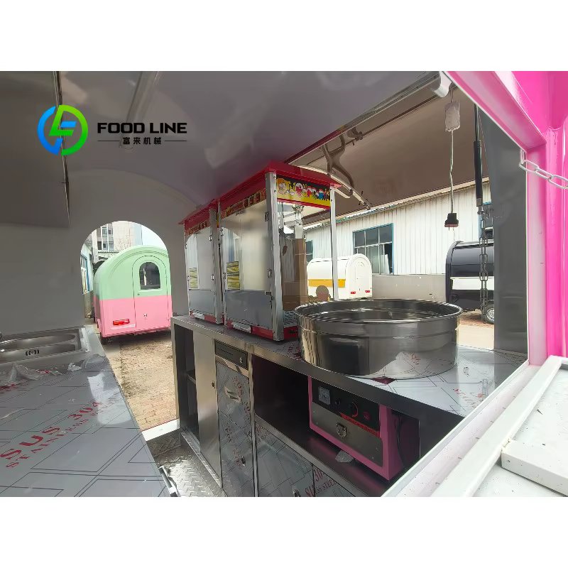 Mini remorque alimentaire, Van à crème glacée, cuisine, salle à manger, voiture, chariot de vente de nourriture, jus Mobile, camion de nourriture Mobile, support pour Hot-Dog
