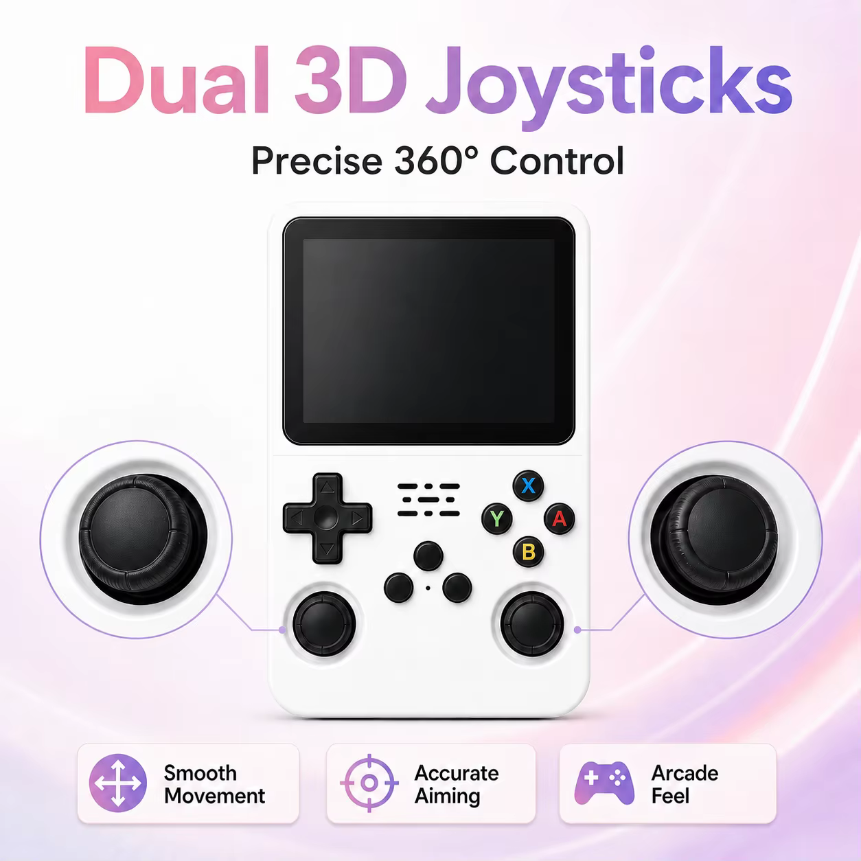 Console de jeu rétro portable R36S Mini avec système Linux, écran IPS de 3,5 pouces, machine de jeu vidéo de poche, excellent cadeau