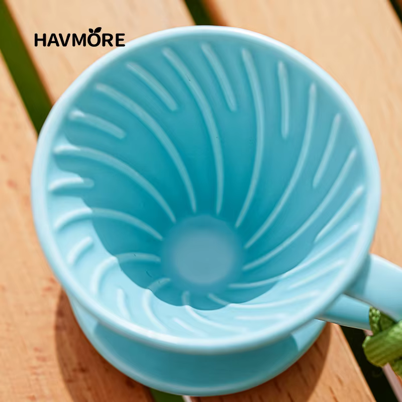 Mini goutteur de café réutilisable en céramique, extra large, verser sur les filtres de brassage