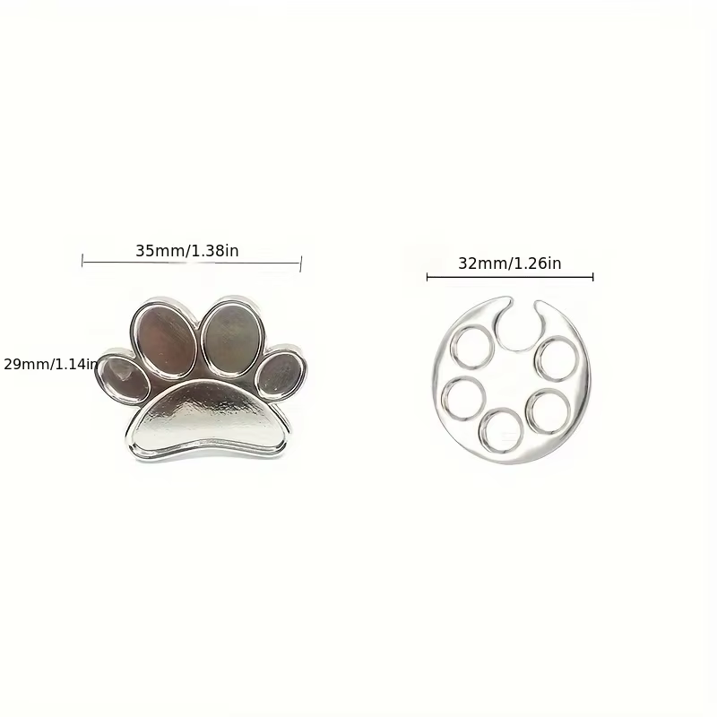 Mini anneau de mélange de Palette de couleurs pour Nail Art, conception d'empreintes mignonnes pour mélanger les peintures acryliques et les vernis à ongles