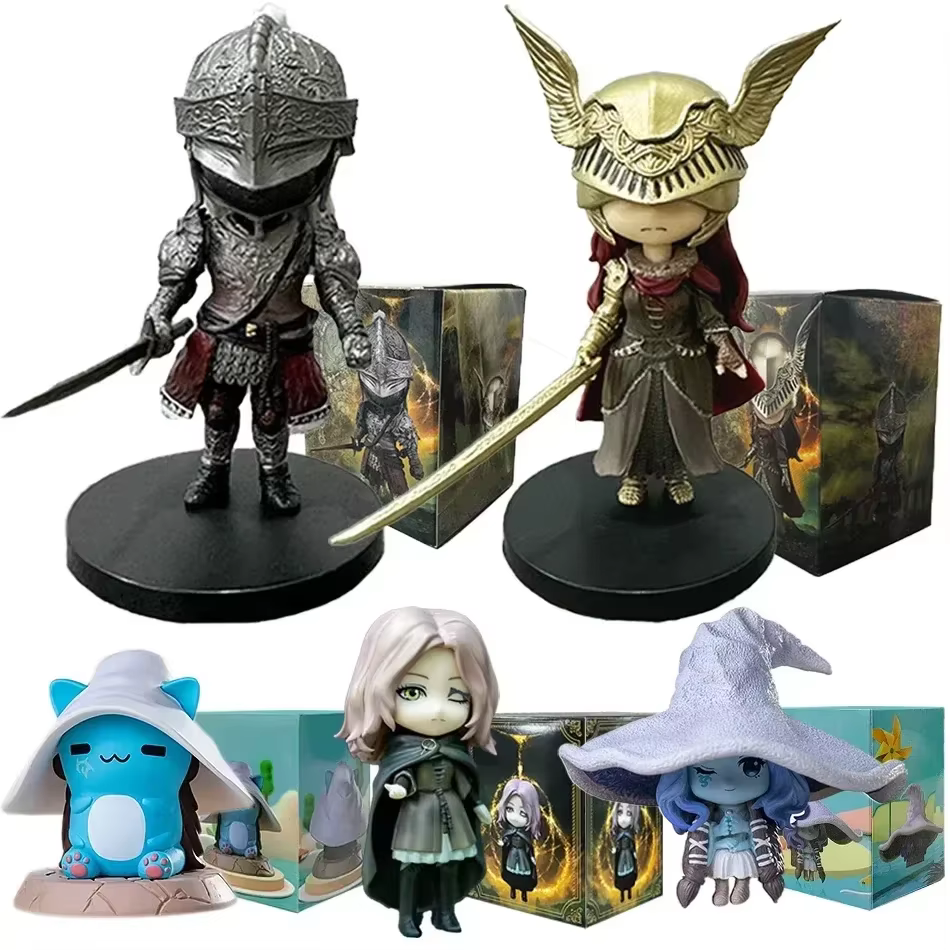 Mini figurine de personnage d'anime Q, Guerre des Loups, Fantôme Mei Linna, modèle en PVC, collection décorative, ornements magiques Lani, cadeaux