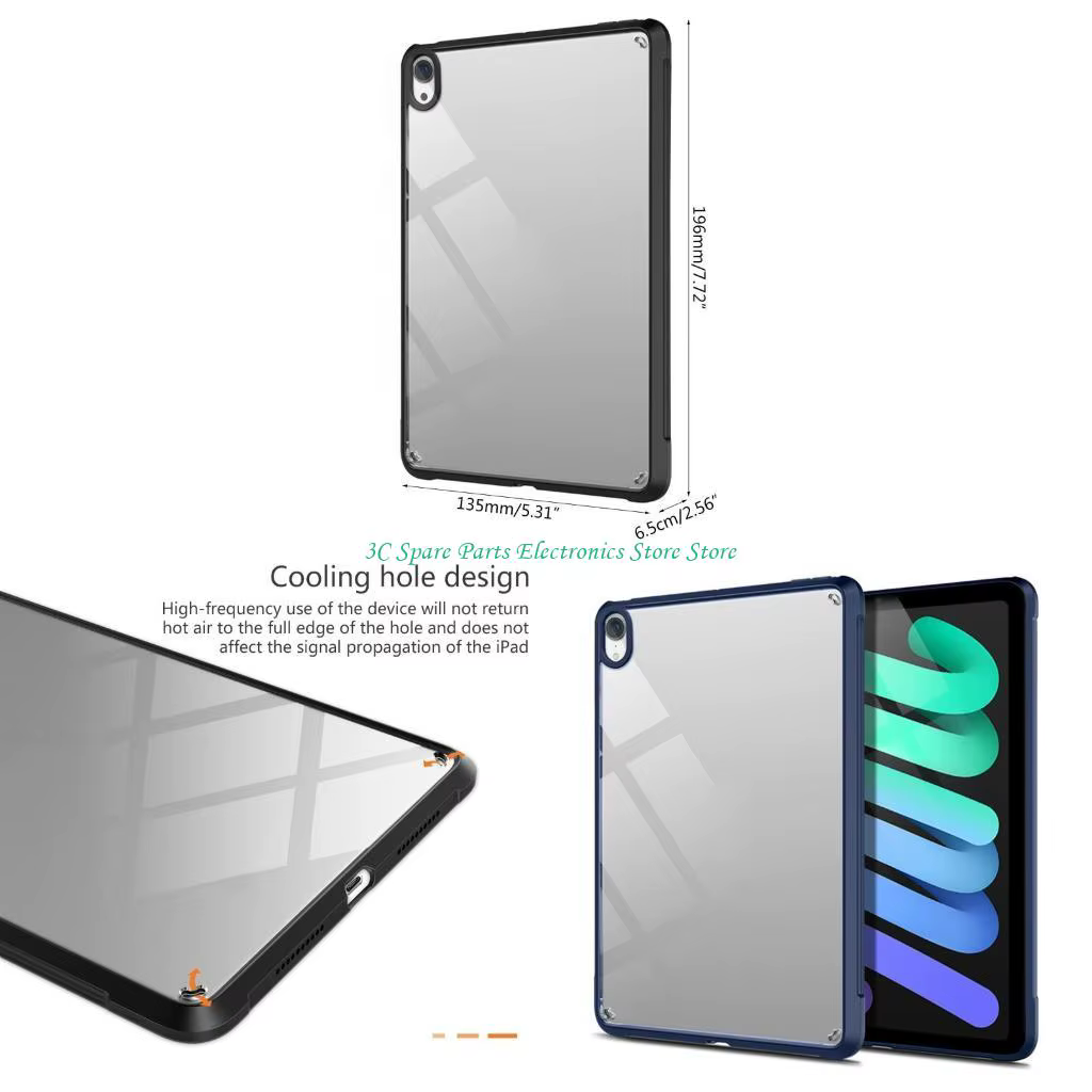 SZ pour mini6 2021 8.4 pouces tablette Anti-chute antichoc pour étui en TPU pour