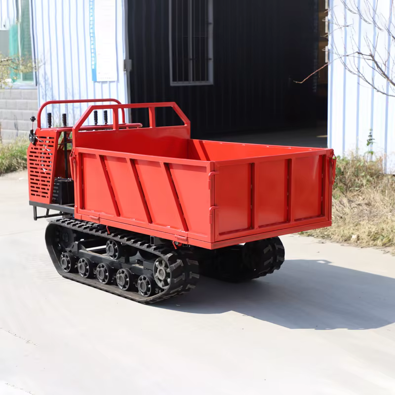 Mini Dumper sur chenilles personnalisé, camion à benne basculante multifonctionnel, ferme, pour la Construction