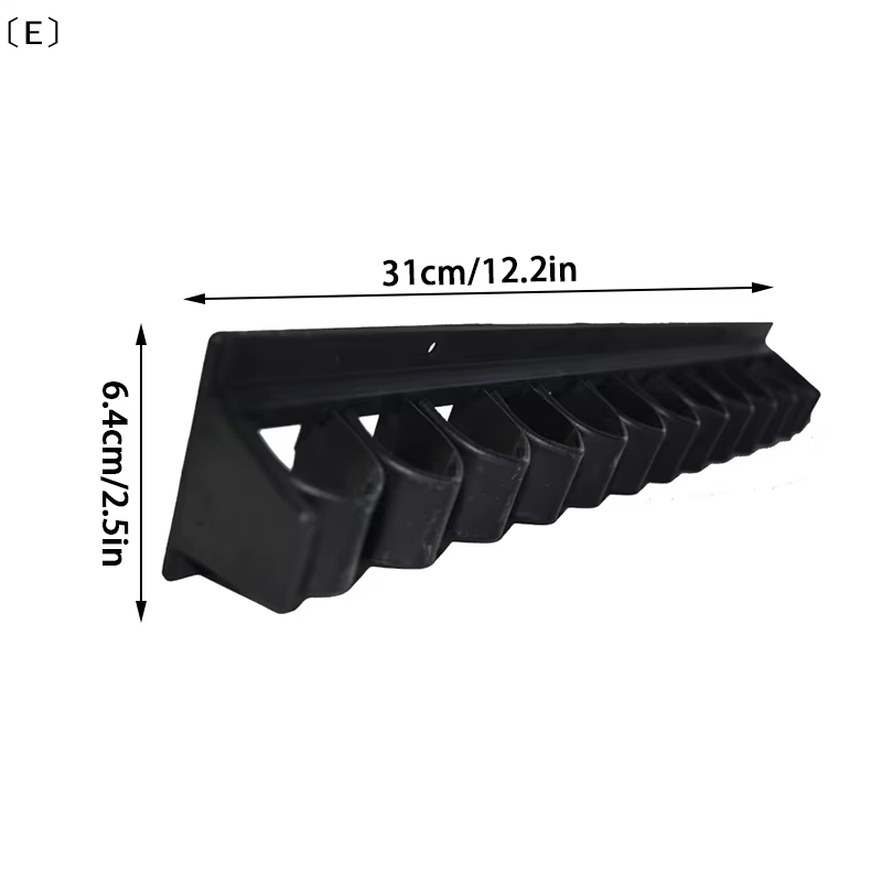 〔E〕Support mural pour fouets d'équitation, accessoires d'équitation, support pour fouets, peut contenir jusqu'à 12 fouets