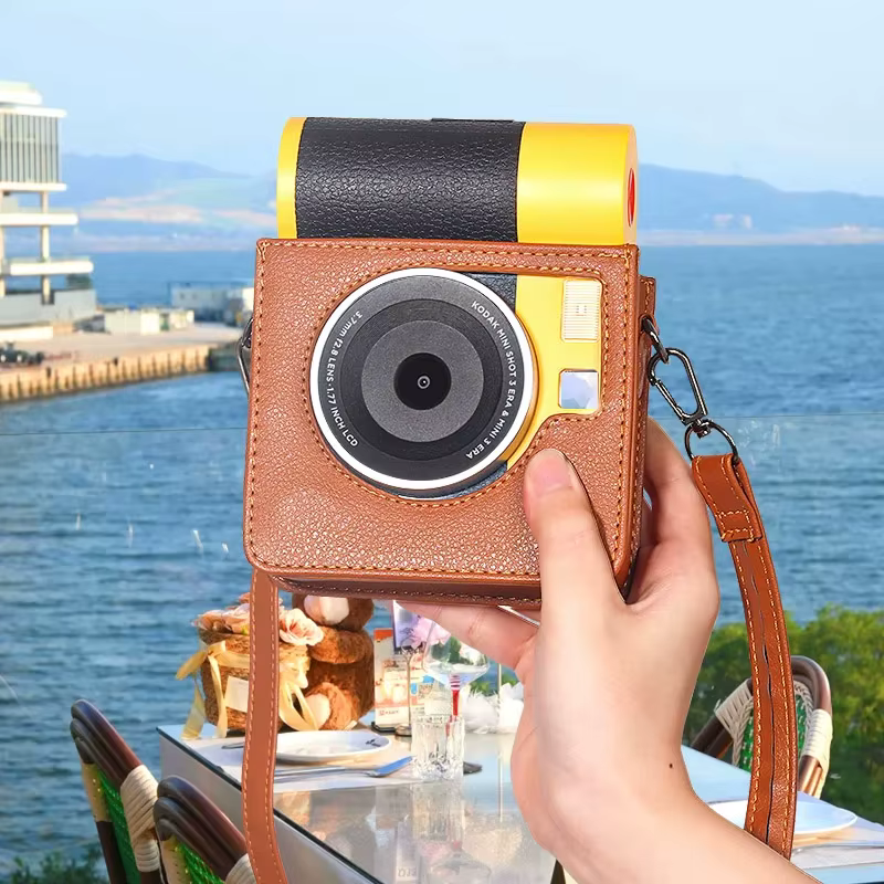 Étui pour appareil photo instantané Kodak Mini Shot 3 Era MS300, avec bandoulière, anti-rayures, résistant aux chocs, housse de protection résistante à l'usure