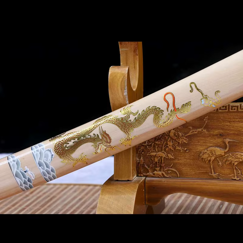 Épée Katana, lame pleine taille, épée d'entraînement Iaito, épées en bois, décor, épée de qualité, épée de Dragon, peut être personnalisée