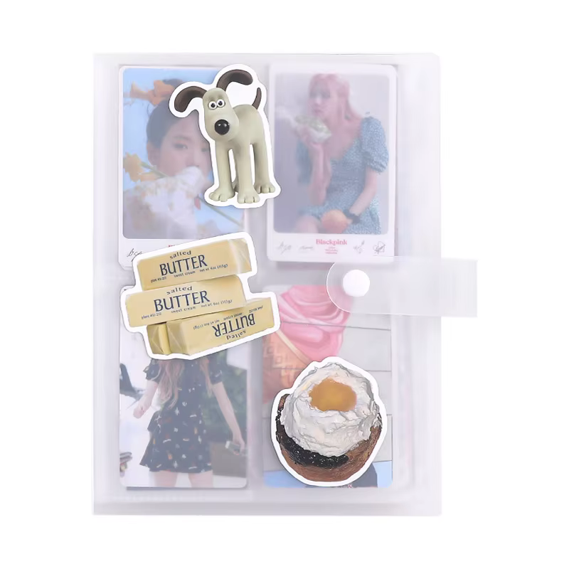 Album photo miniature 2Style de 3 pouces pour Polaroid, cartes postales, autocollants et broussailles de billets - Classeur transparent pour photocartes