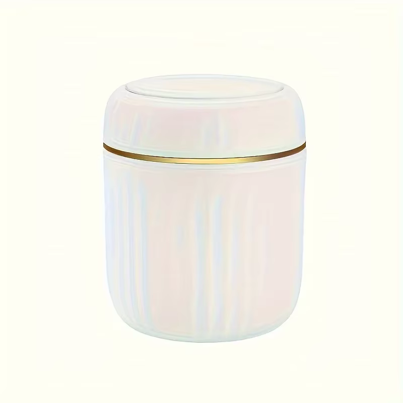 Mini poubelle de bureau avec couvercle, poubelle, organisateur de chambre à coucher, bureau, boîte de rangement en plastique Durable, fournitures pour la maison