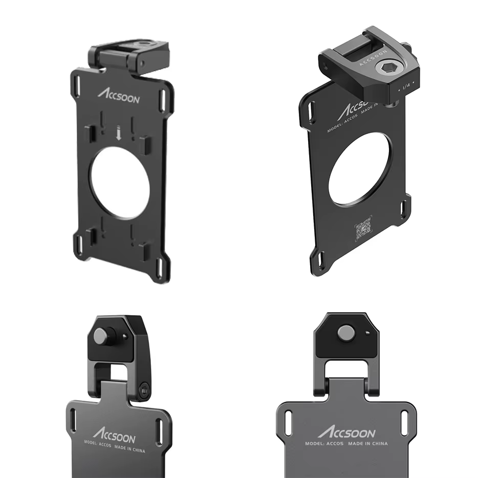 Plaque de montage 1/4 pour pince à accessoires multifonctionnelle Accsoon, adaptée aux accessoires de support Seemo iPad Power Cage