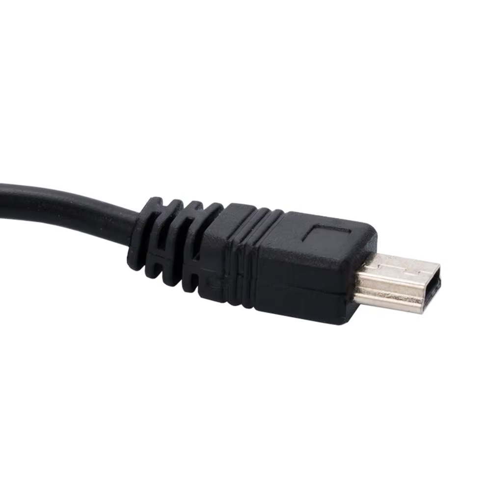 Câble de données USB 2.0 vers MINI 5 broches mâle de 1m pour ordinateur portable, haut-parleurs, PSP – Cordon de charge