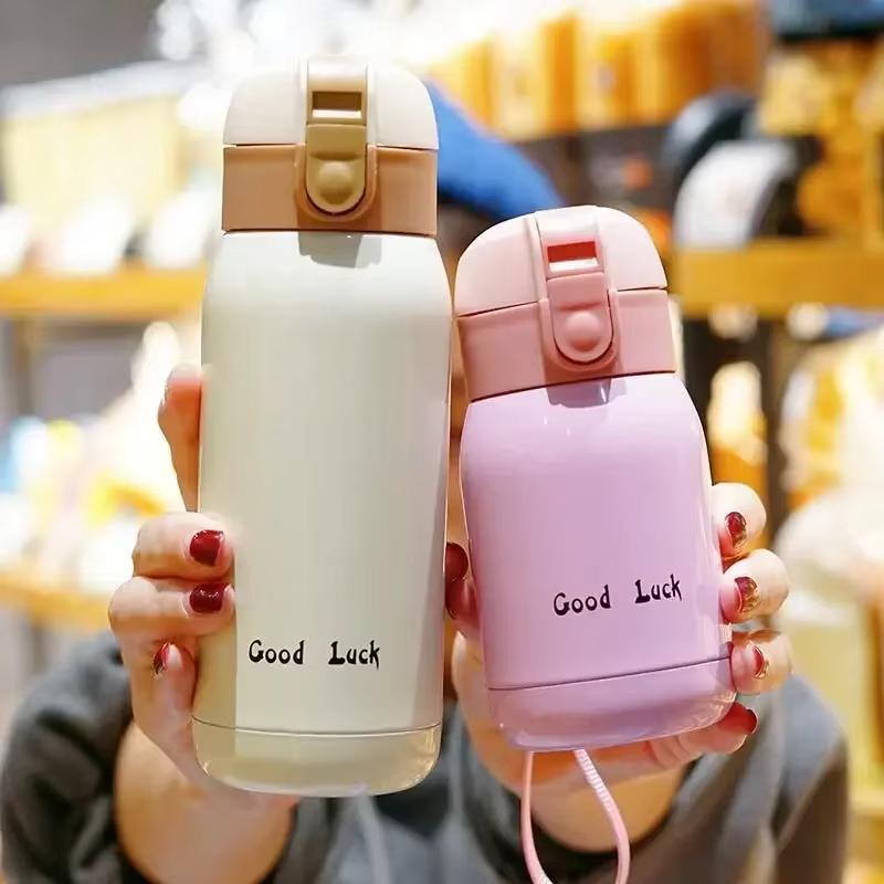 Mini tasse Thermos 200ml/360ml, tasse de poche, tasse à café thermique, flacon sous vide en acier inoxydable, bouteille d'eau chaude isolée, cadeau pour enfants