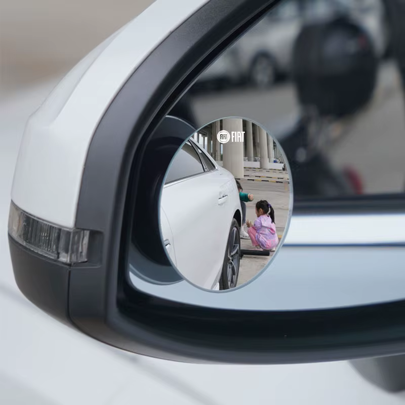 Rétroviseur de voiture 360 °   Petit miroir rond, accessoires automobiles pour FIAT 500 Ducato Panda Grande Punto Tipo Abarth Pulse 600 500L
