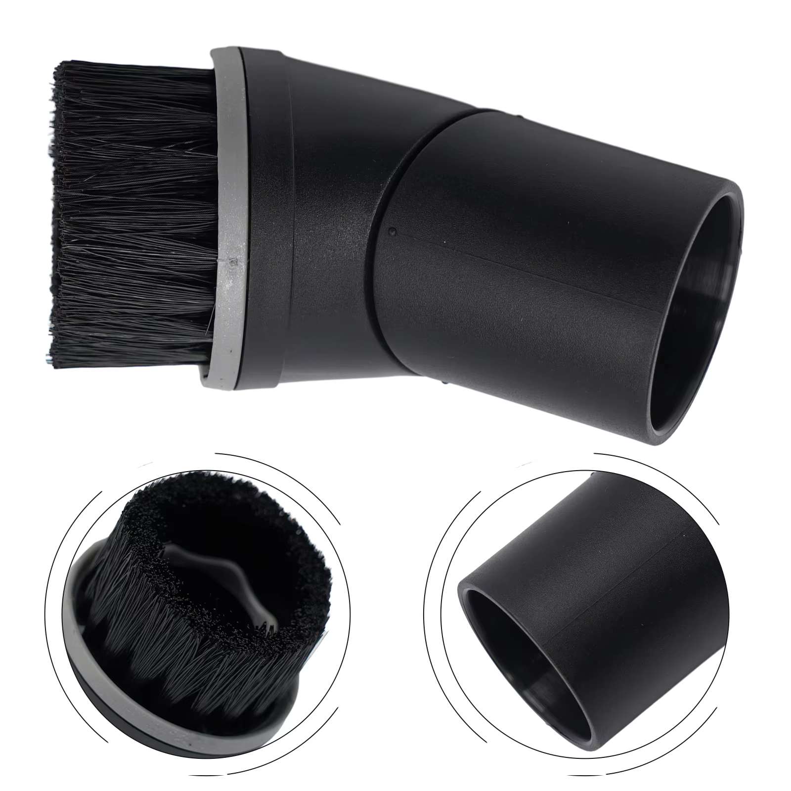 Brosse ronde pivotante, fixation de brosse d'époussetage pour aspirateur Miele série S SSP-10, 07132710   Accessoires pour aspirateur 35 mm